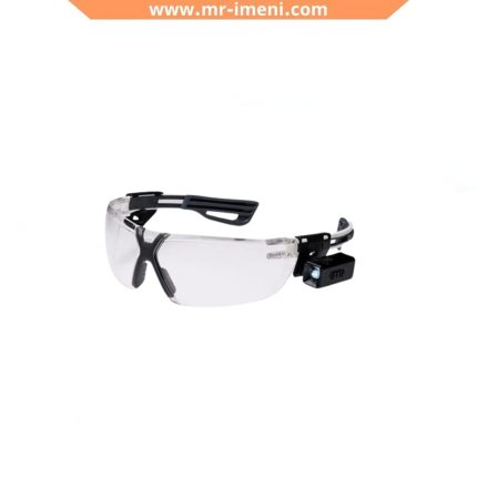 چراغ LED روی عینک ایمنی uvex