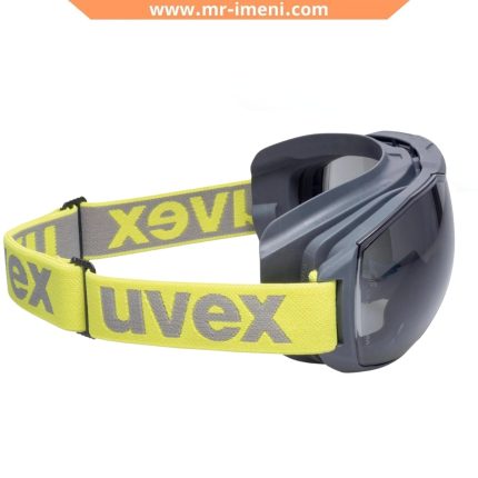 عینک ایمنی گاگل لنز دودی uvex مدل megasonic