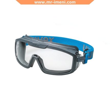 عینک ایمنی گاگل لنز شفاف uvex مدل +i-guard